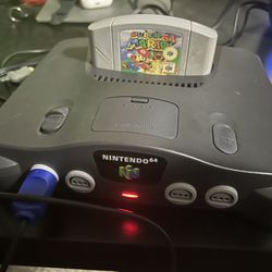 N64 Nintendo 64 1 controller 7 games super mario mayhem etc hdmi convertor