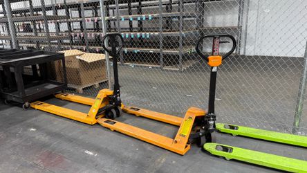 Uline H4804 Pallet Truck - Long Fork, 60 x 27"