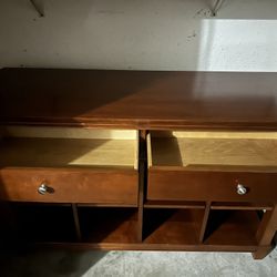Solid Wood Buffet Table 55” W 29” H