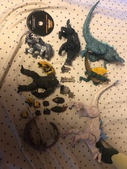 Godzilla toy lot