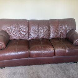 Leather sofa
