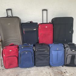 Variety Assorted Suitcase Luggage Baggage Carryon Travel 