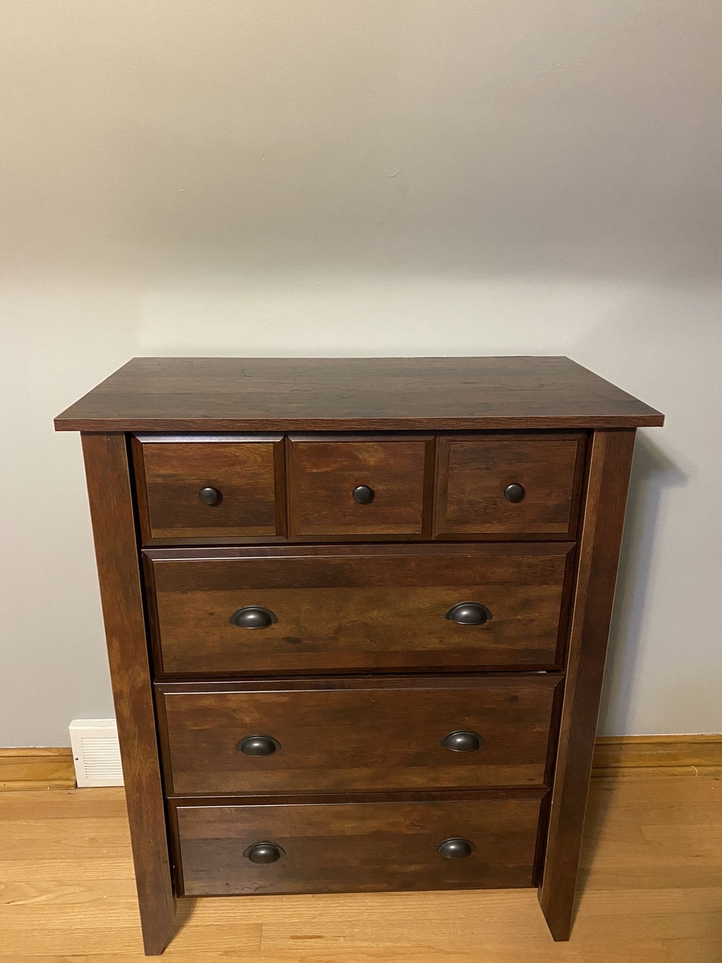 Brown 4 Drawer Dresser