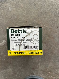 Dottie BX1001 Romex BX MC Staples