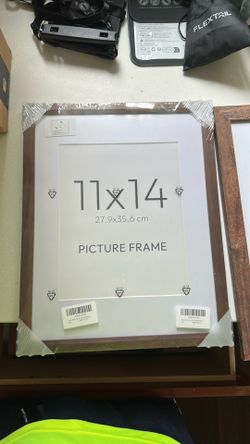 Two wood picture frames