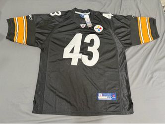 Pittsburgh Steelers Troy Aumua Polamalu Jersey Number 43 Size 52 Reebok On Field Performance Apparel