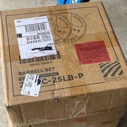 A Set Of 25 lbs For Olympic Bar