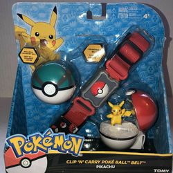 Pokemon clip n carry poke ball belts
