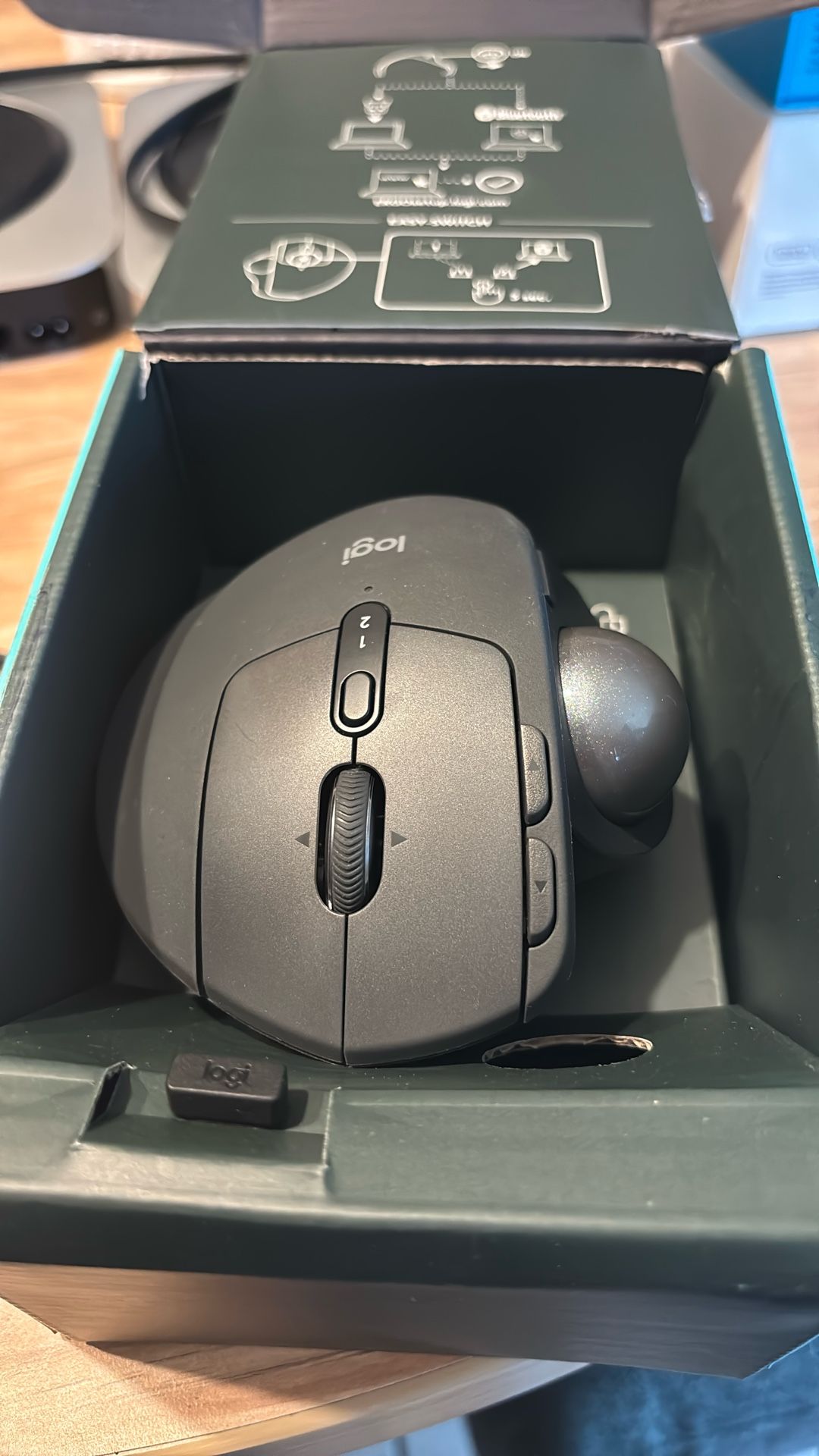 Logitech MX Ergo Trackball Wireless Mouse - Graphite
