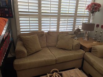Sofa and loveseat