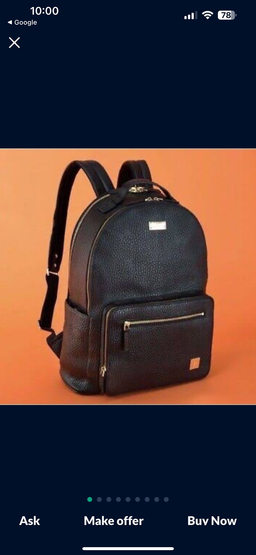 YOUNGLA LEATHER BACKPACK