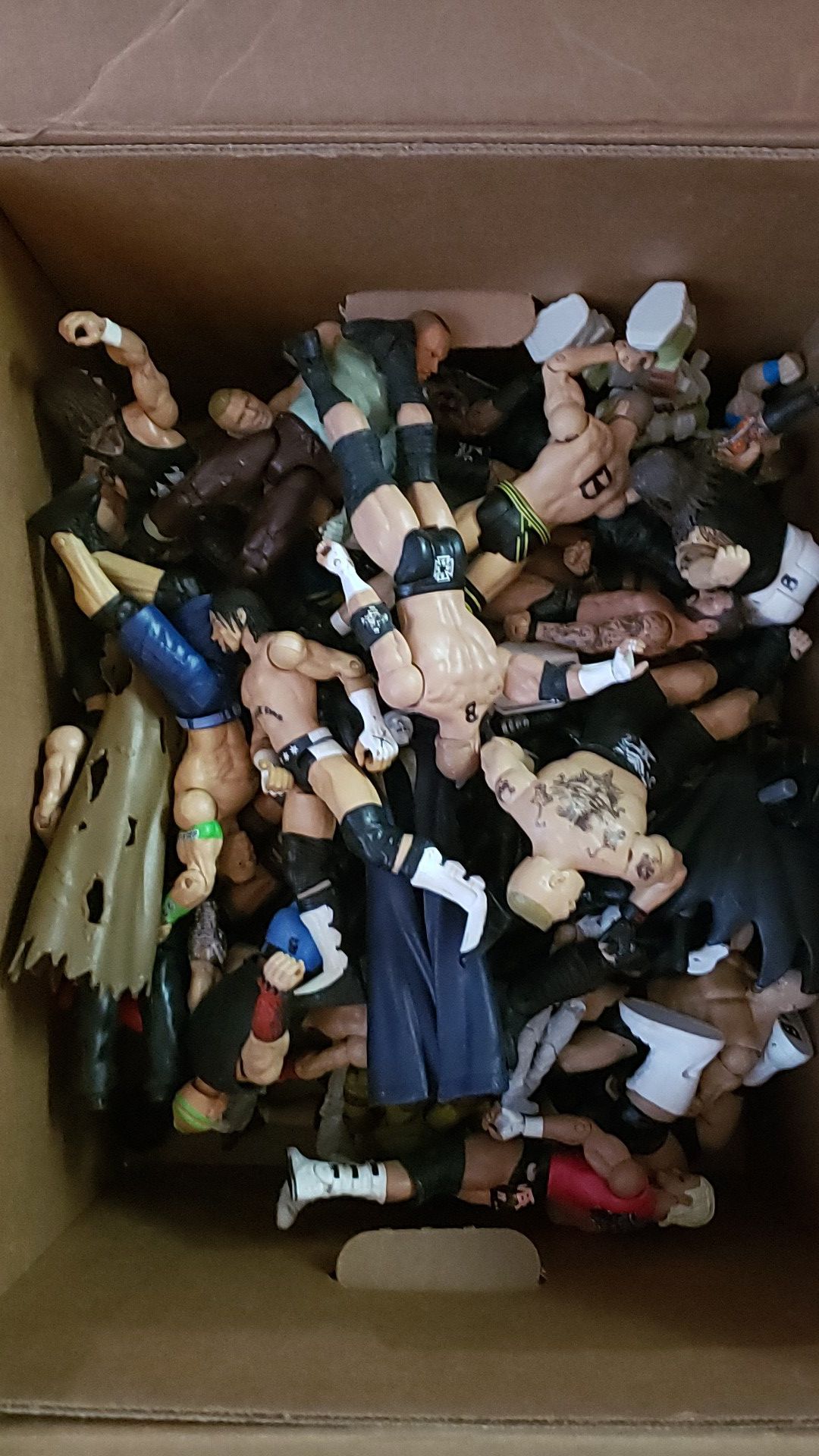 Box of wrestlers