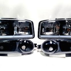 Headlights for 01-07 GMC Yukon Denali