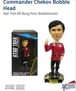 Star Trek II: The Wrath of Khan Commander Chekov Bobble Head