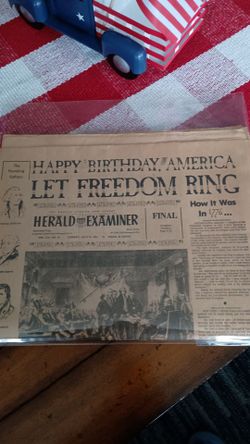 Bicentennial Harold examiner 200th anniversary