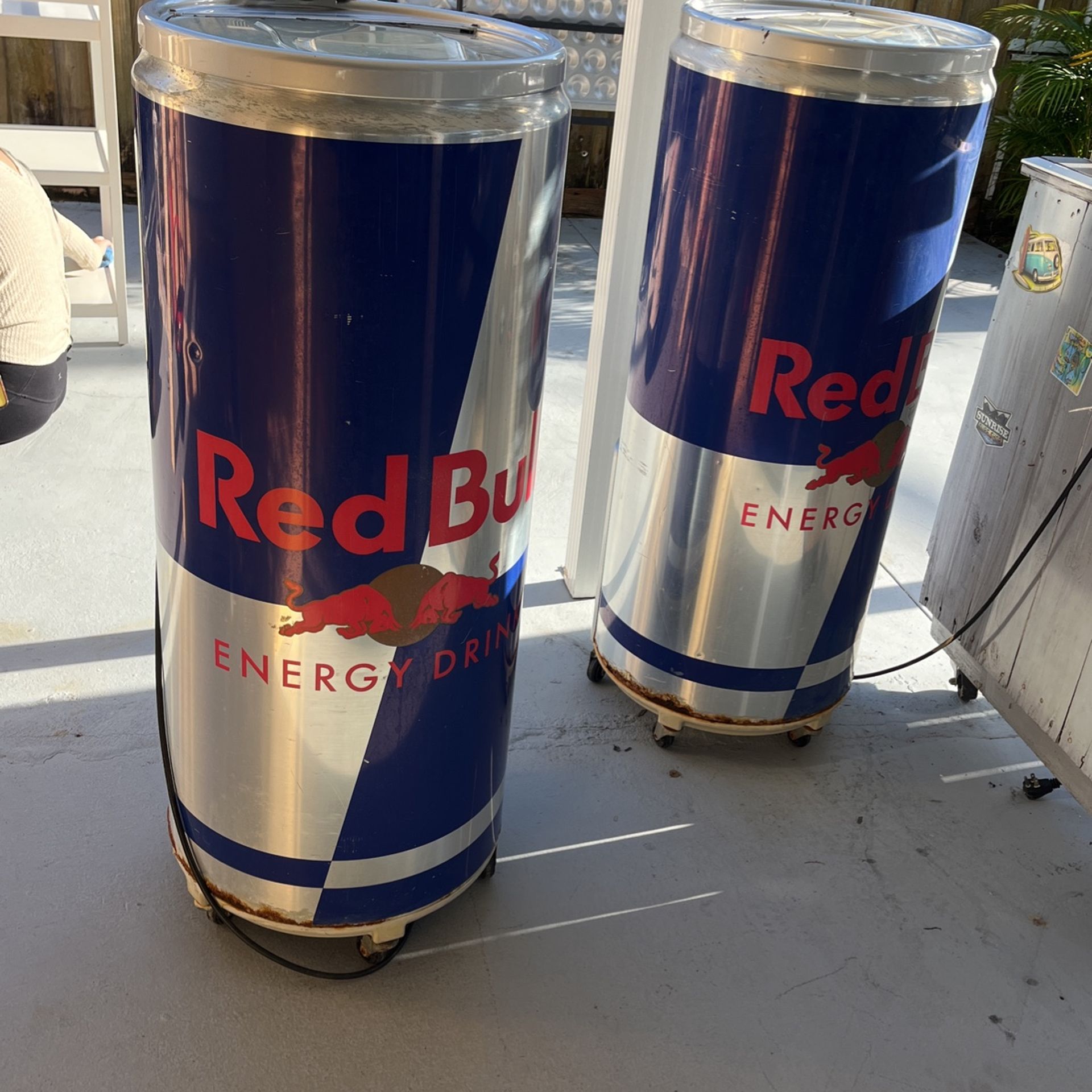One Red Bull Cooler/ Fridge