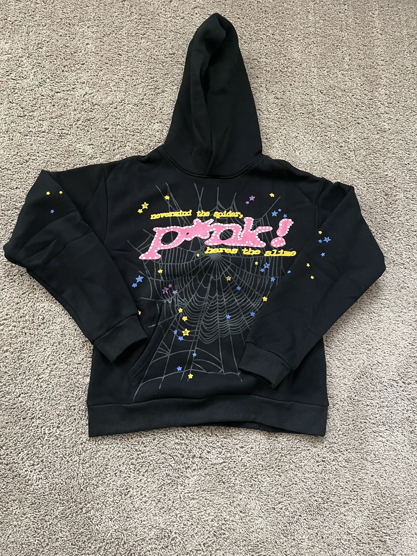sp5der hoodie pink !