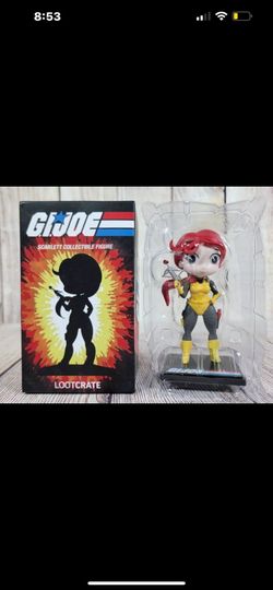 G.I. Joe Scarlett Collectible Vinyl Figure, which was released as a Loot Crate Exclusive in 2021