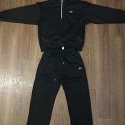 Black Alo Quarter Zip Set