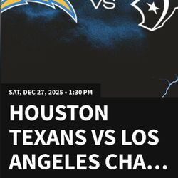 Chargers Vs Texans 