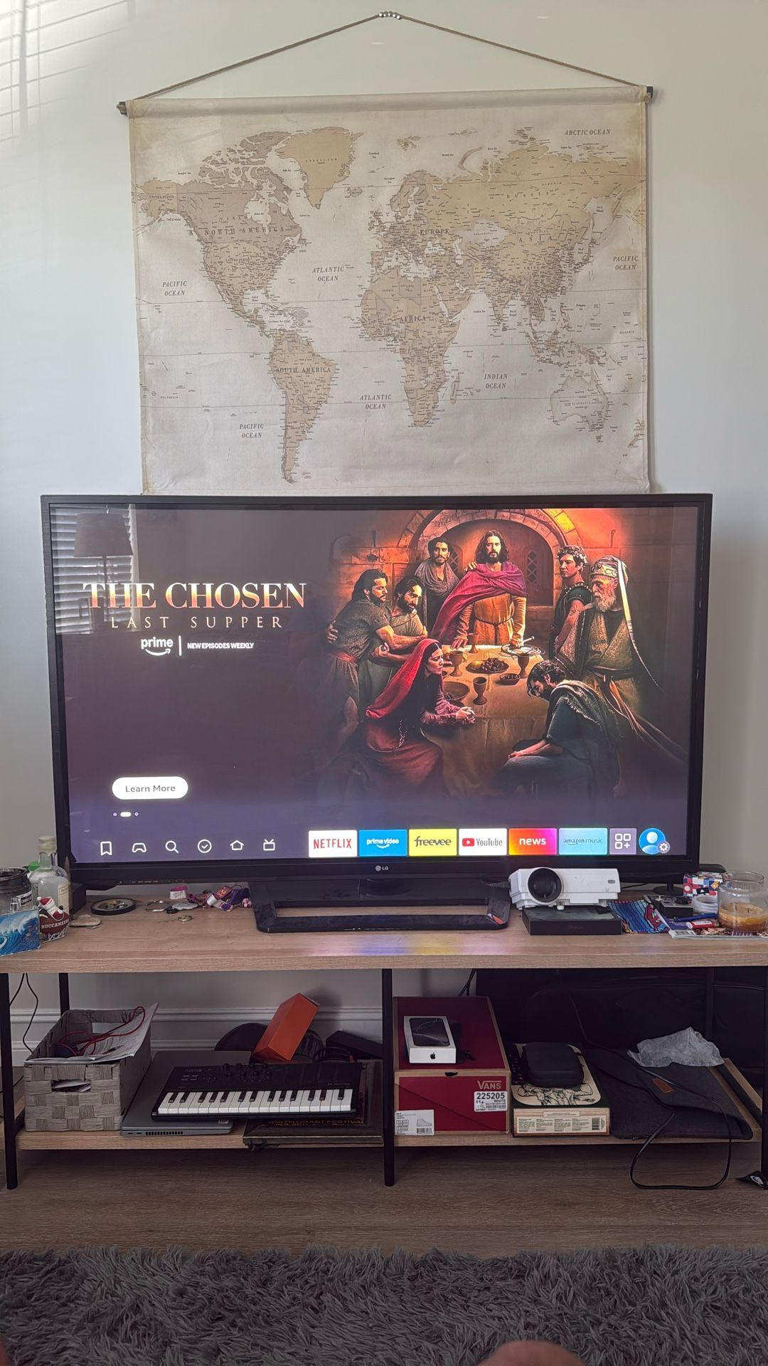 LG Plasma TV 60’ w/ Firestick TV & Remote