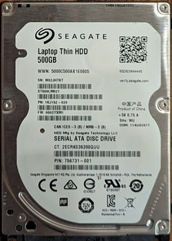 Various HDDS and SDD