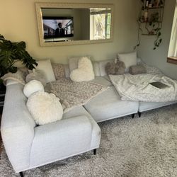 White Living Spaces Couch