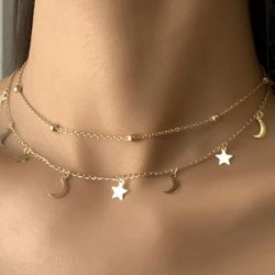 New!! Stars and Moons Necklace