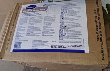 Diversey Carefree ProX Matte Floor Finish 5 Gal Low Gloss BIB (contact info removed)