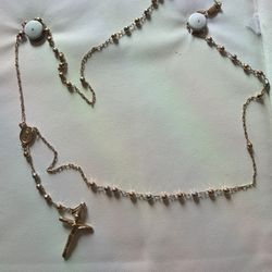 Rosario 14k  6.5gramos    28”.   $605