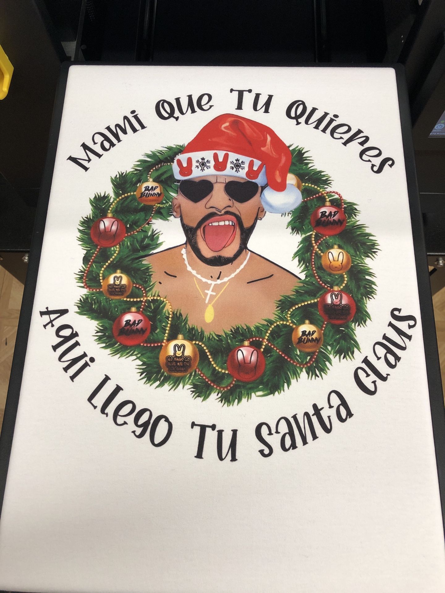 Bad Bunny DTG Printing Shirt