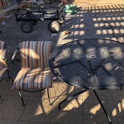Iron Patio Table And Chairs 