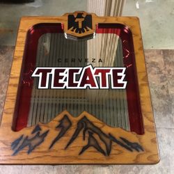 Tecate Cerveza Mirrored Sign 