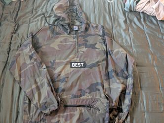 Breezy Excursion / BEST camouflage pullover anorak windbreaker, designed in San Jose, CA.