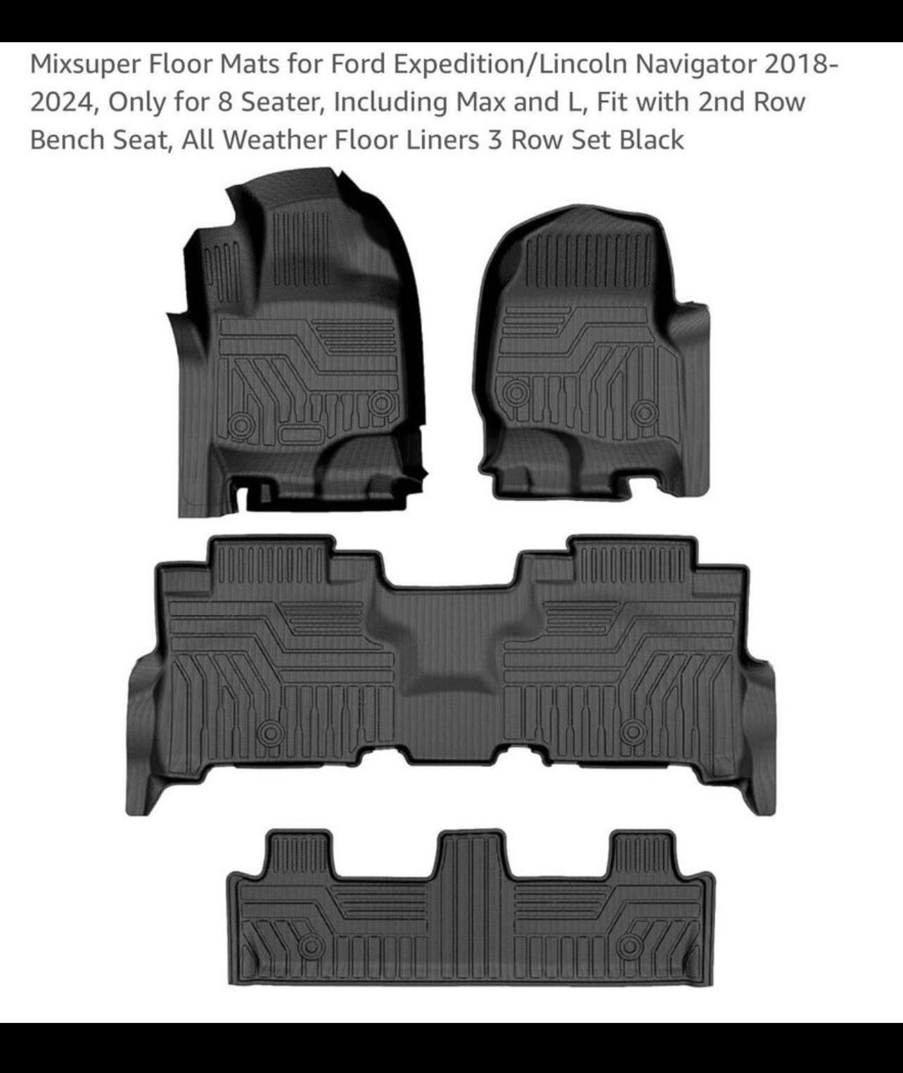 Ford Expedition -Lincoln Navigator 2018-2024 Mats