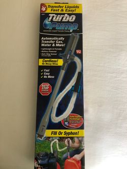 Syphon Pump - Battery Powered-Turbo brand