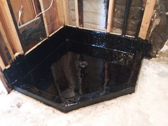 Waterproofing shower pans hotmop