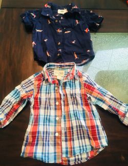 Boy shirts 12-18mos