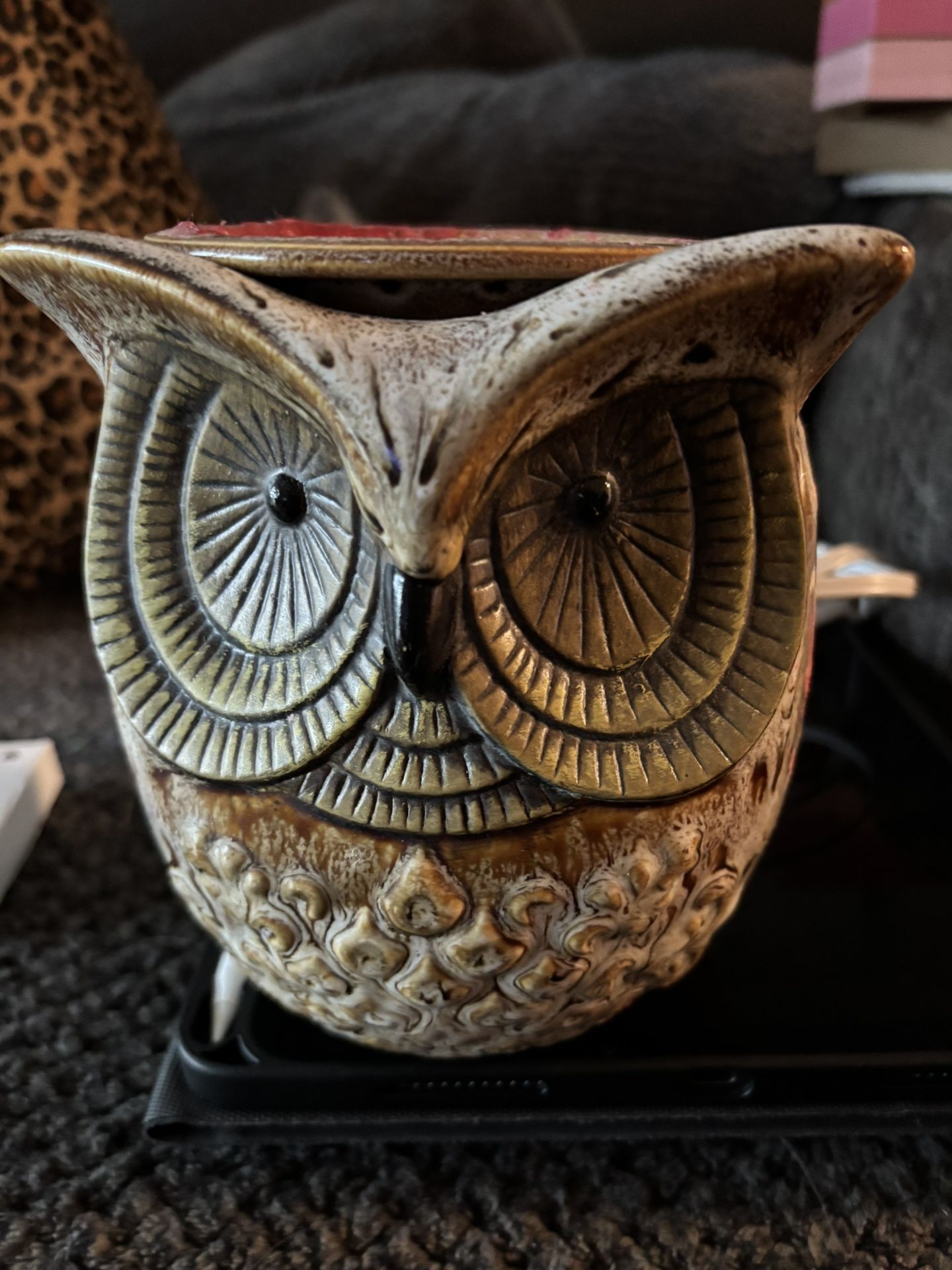 Owl Melt Candle Holder