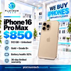 iPhone 16 Pro Max 512 Unlocked for any carrier