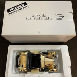 24kt Gold 1931 Ford Model A