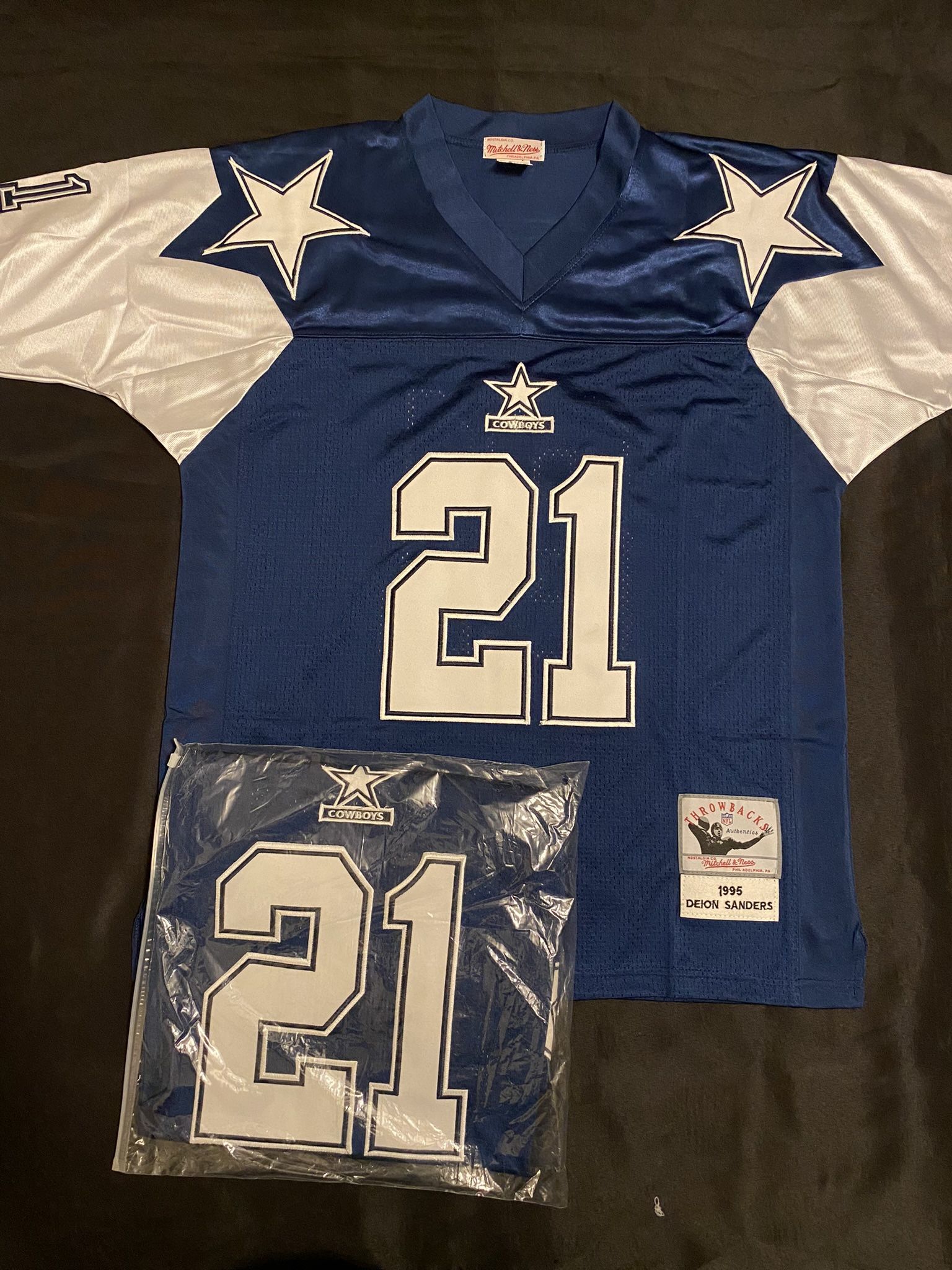 Men's Deion Sanders Navy Dallas Cowboys Legacy Jersey🏈