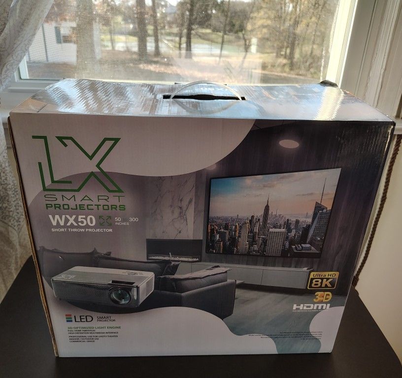 LX WX50 smart projector 8k Ultra Hd Led