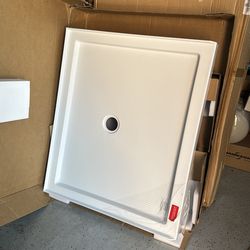 48”X32” Shower Base Small DAMAGE!