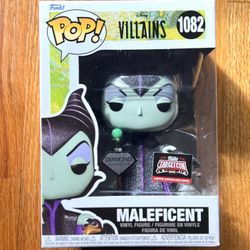 Funko Disney Villains Diamond Maleficent #1082 Targetcon Exclusive Target Con