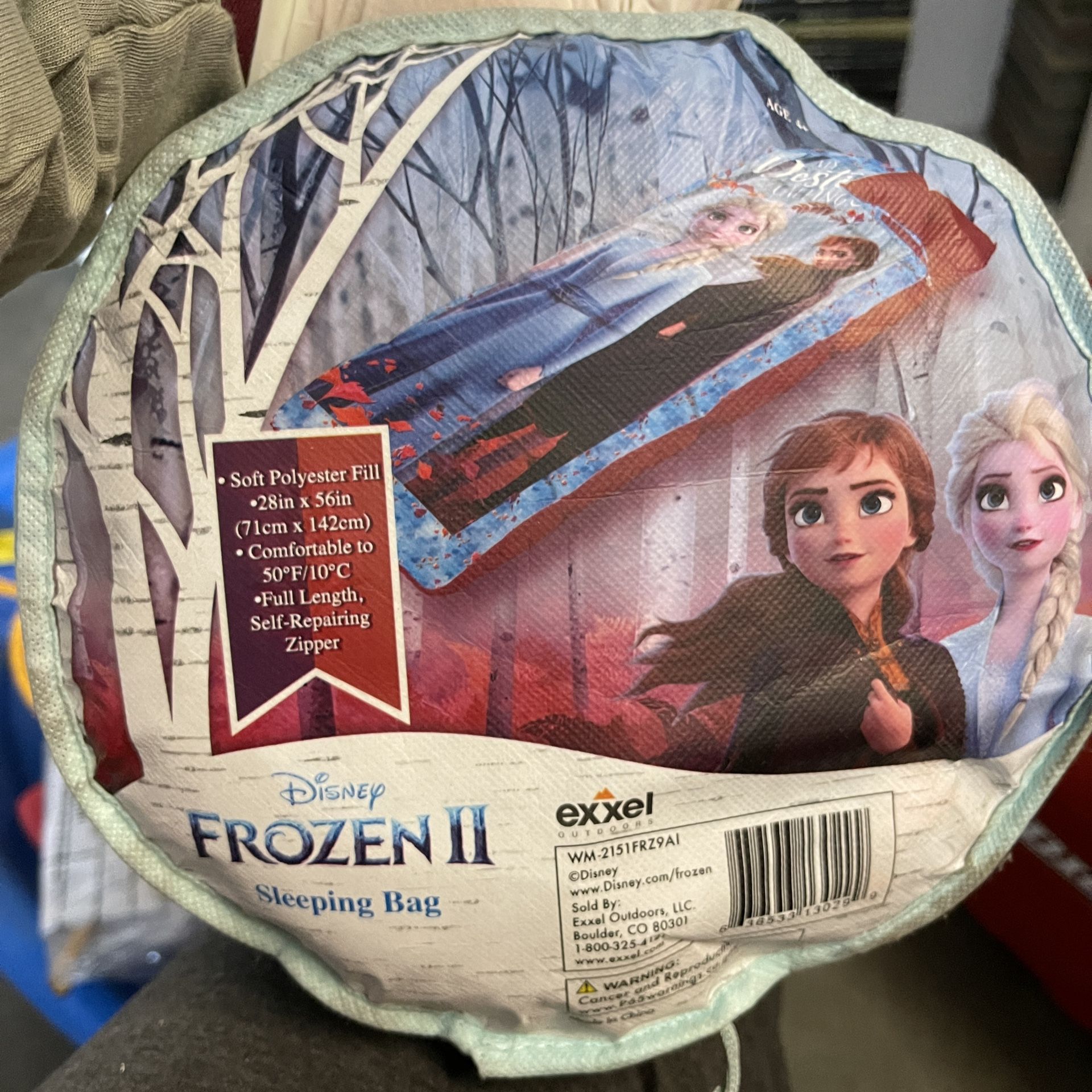 Frozen 2 Sleeping Bag - Used