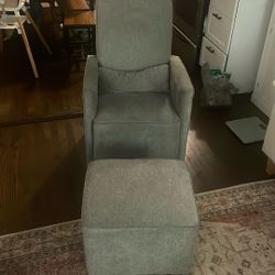Rocking/glider Chair And Ottoman
