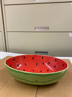 Ceramic watermelon bowl