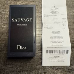 Dior Sauvage EDP 100ml Receipt Included