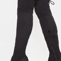 Black Knee High Heel Boots (6)